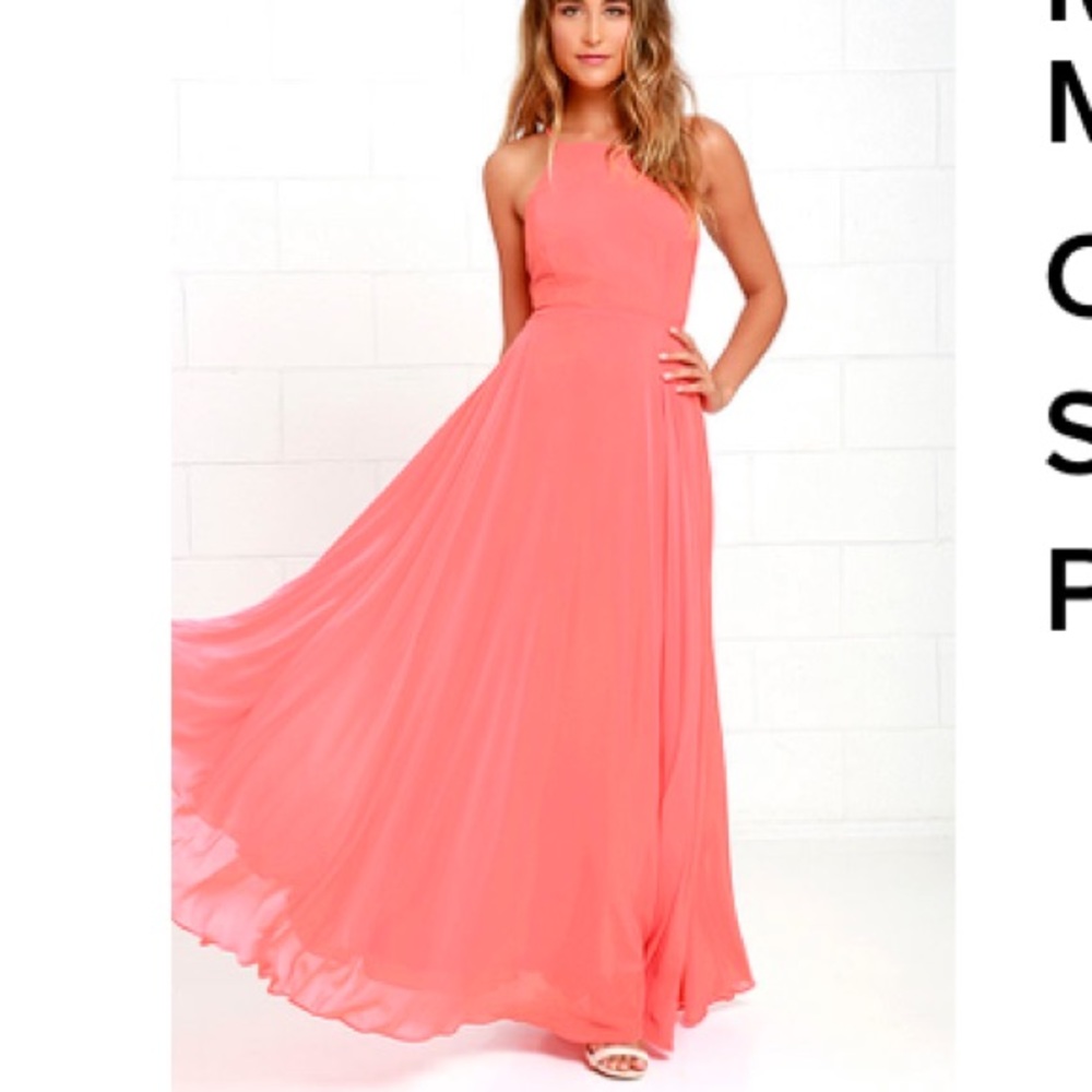 Pink Cross Back Maxi